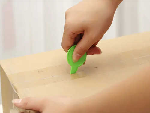 opening the tape box precaution