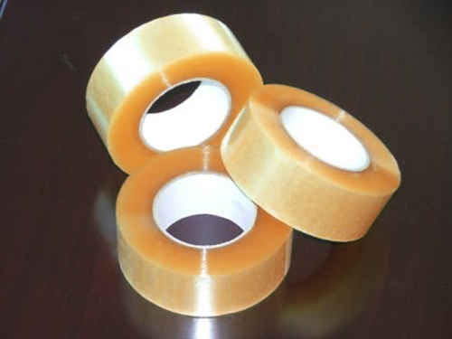 the transparent tapes yellow